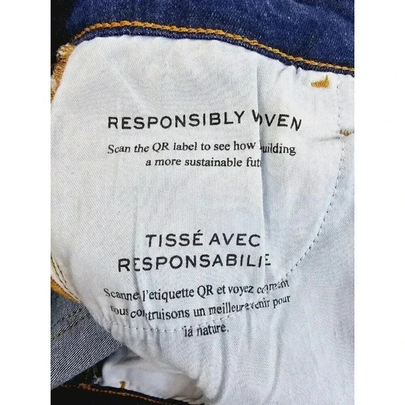 Frame Size 24X30 Women's Le Super High Straight Blue Denim 5 Pocket Jeans NWT - Picture 16 of 16